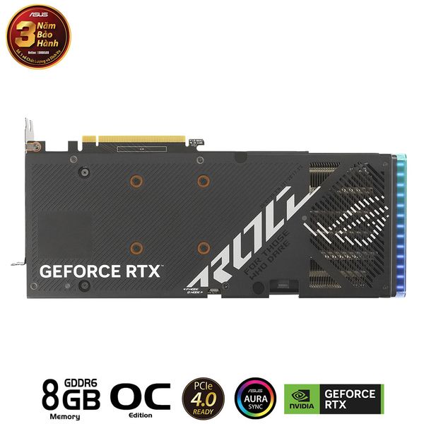 Card màn hình ASUS ROG Strix GeForce RTX 4060 OC 3 Fan Đen/Black - Hình ảnh 4